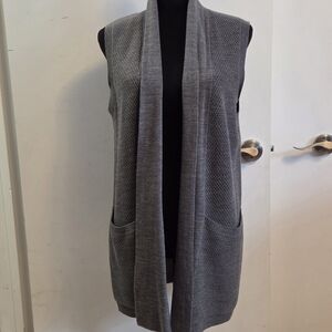 EILEEN FISHER Merino Wool Sweater Vest Small